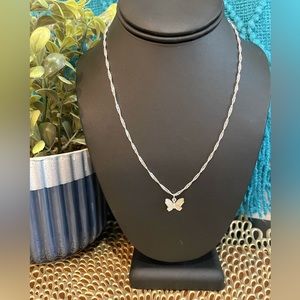 Butterfly Silver Necklace (NEW)
